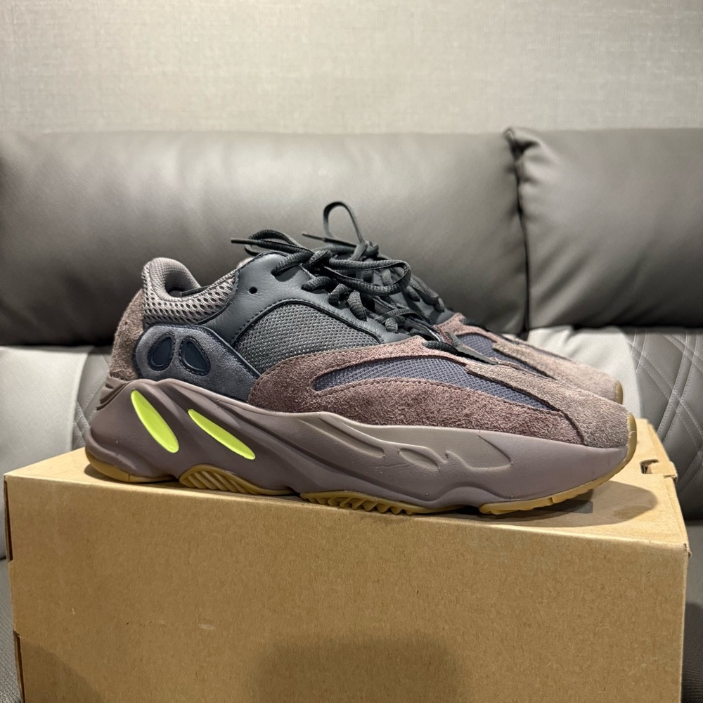 Adidas Yeezy Boost 700 Muave Sneakers in Gray and Brown